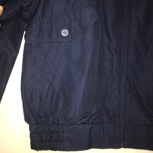 Marv Holland Navy Cotton Cargo ZipUp Canada Jacket - Picture 5 of 13